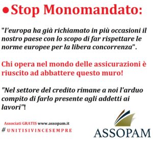 ASSOPAM DICE STOP AL MONOMANDATO ASSOCIATI GRATIS